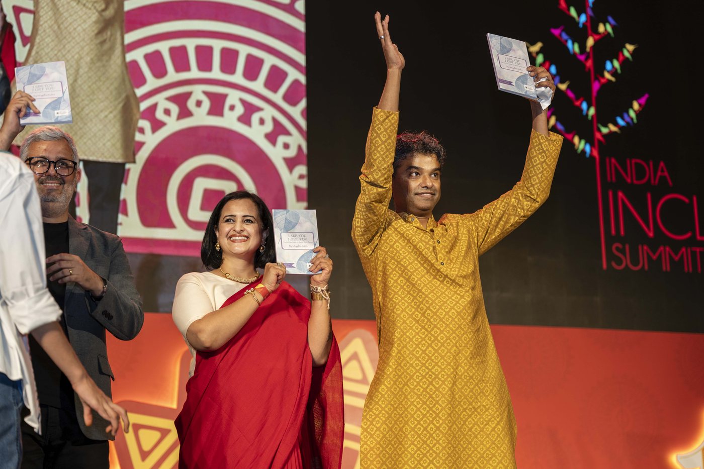 Mugdha Kalra celebrating the launch of her book