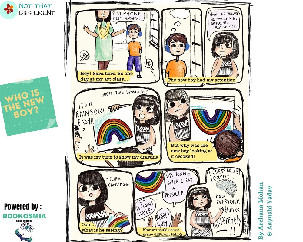 Not That Different comic strip on neurodiversity
