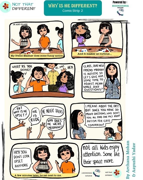 Not That Different comic strip: Why is he different?