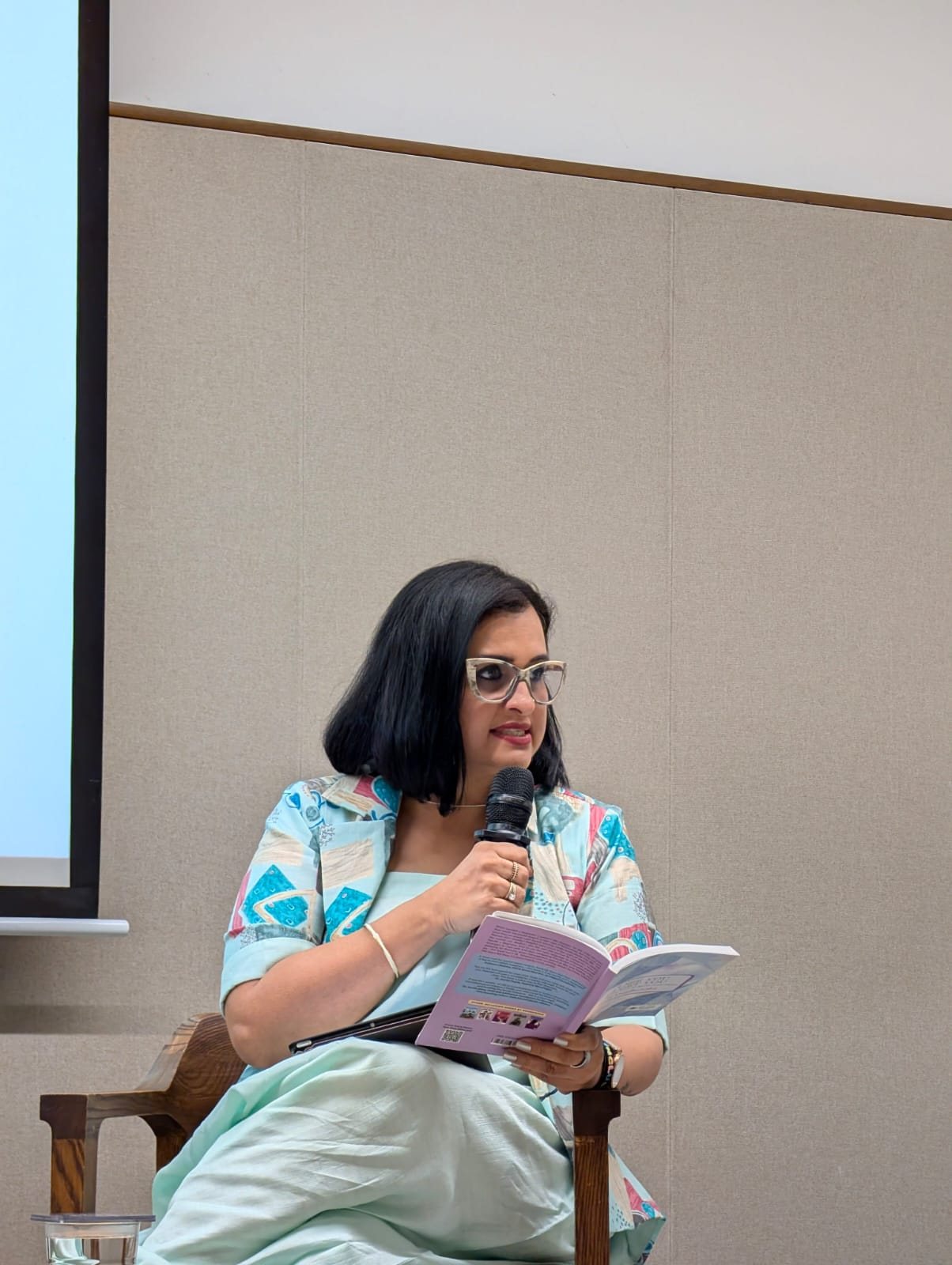 Mugdha Kalra in a fireside session